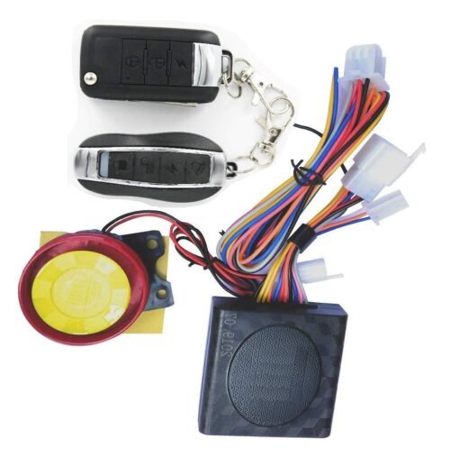 Alarm Security System Button Remote Key Anti-Theft Alarm for Royal Enfield