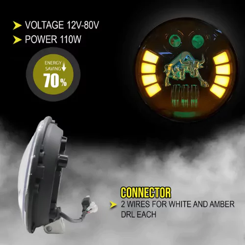 Bull Head Light 110 Watt - Image 3