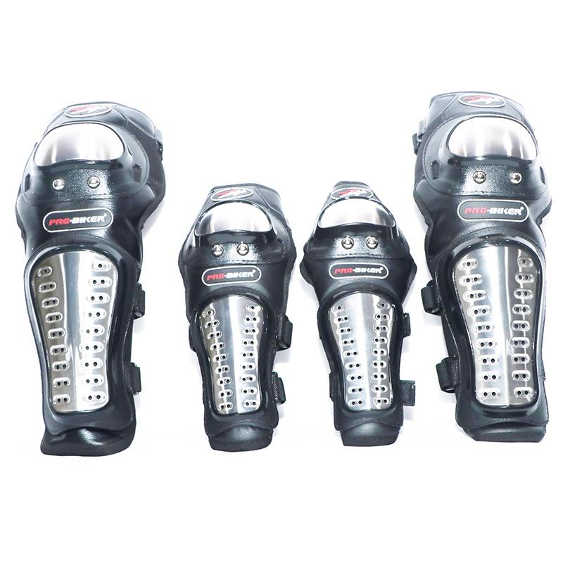Adult Knee & Elbow Pads Set - Flexible Protective Gear For Motorcycle & Sports