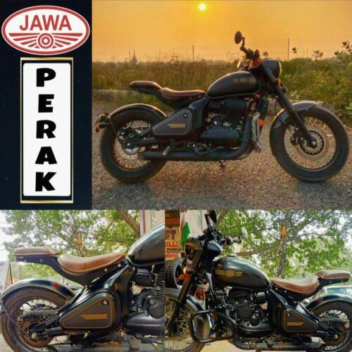 Jawa perak rear seat