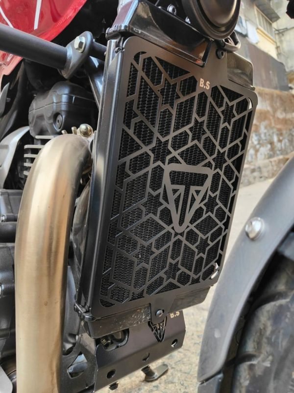 Triumph Speed 400/ Scrambler 400X Radiator Guard Black