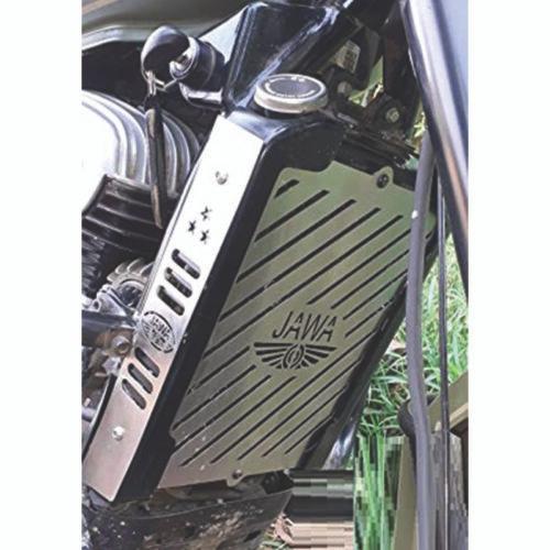 Radiator Protector Grill Guard for Jawa Forty Two, Classic, Perak (Silver) - Image 2