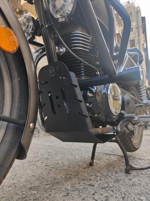 Honda CB 350 Sump Guard Black Stainless Steel