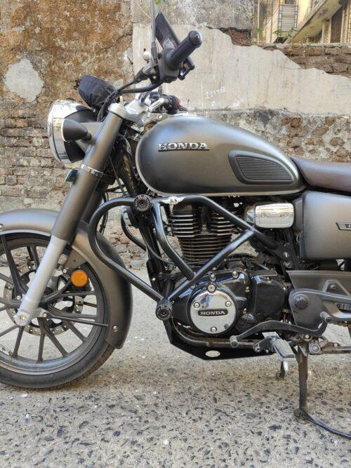 Honda CB 350 Crash Guard Black Stainless Steel