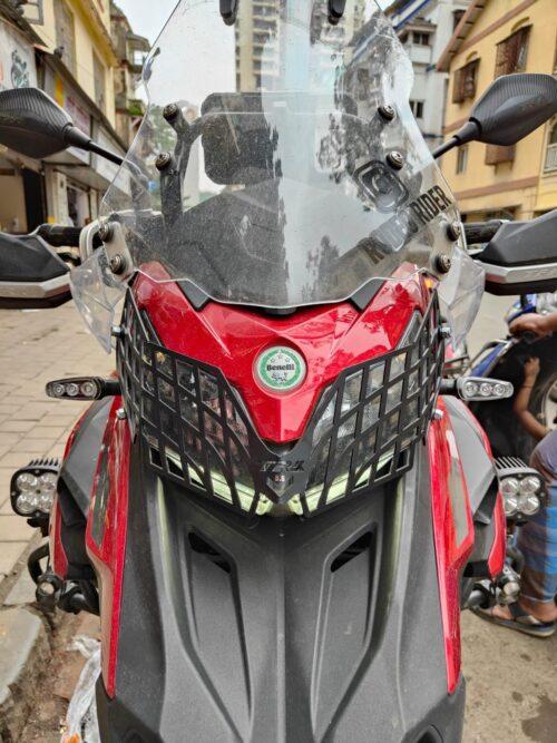 BENELLLI TRK 502/502X HEAD LIGHT GRILL Stainless Steel
