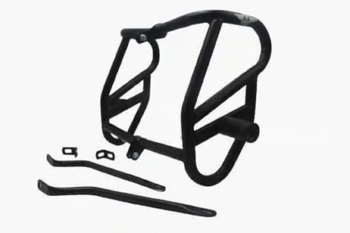 HONDA HINESS AND RS SLIDER GUARD IN STAINLESS STEEL-BLACK POWDER COATED
