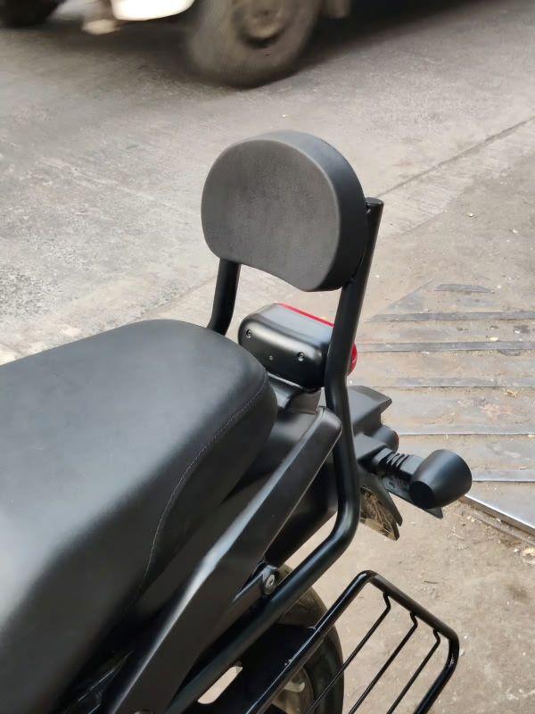 HARLEY X440 FATBOY BACKREST STAINLESS STEEL RUSTFREE PRODUCT MATT BLACK. - Image 2