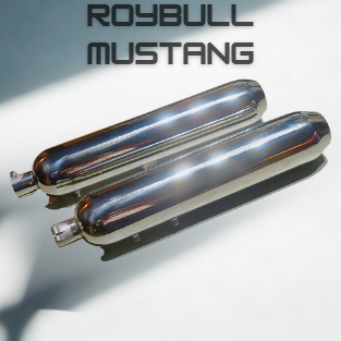 Super Meteor 650 Exhaust Roybull Mustang Chrome