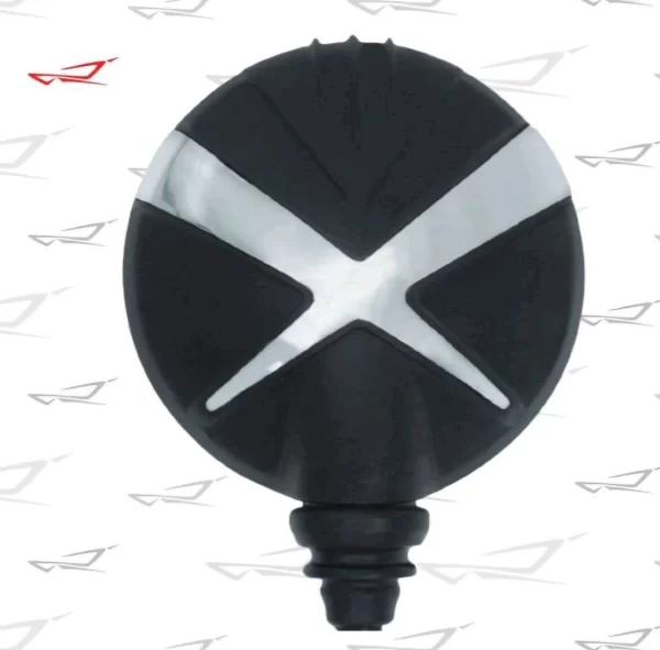 Round Rear View Mirrors- SILVER REFLECTOR(RM04)