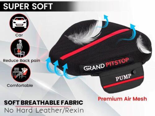 Air Comfy Seat Cushion for Medical, Offices, Home, Motorcycle and Car Lumbar Support - Cruiser Premium with Pump. - Image 5