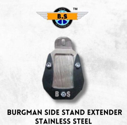 BURGMAN SIDE STAND EXTENDER (STAINLESS-STEEL RUSTFREE PRODUCT)