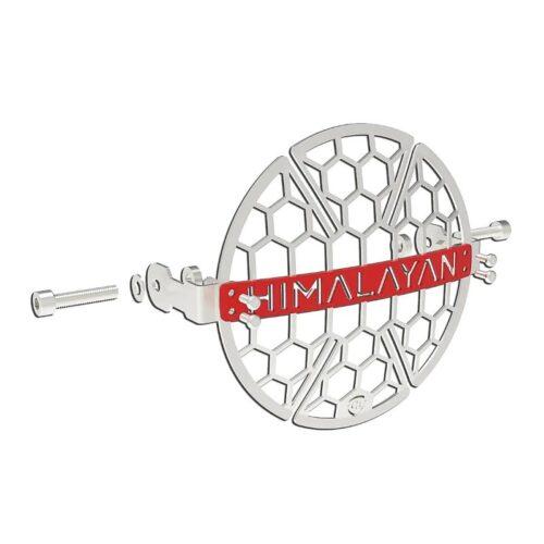 Headlight Grill for Royal Enfield Himalayan 450 – Silver. - Image 2