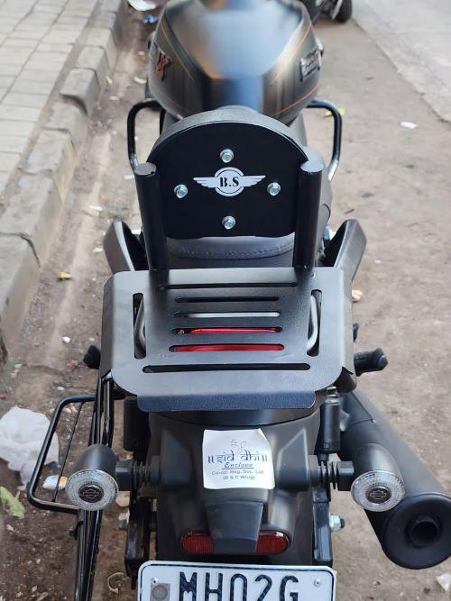 HARLEY X 440 BACKREST WITH LUGGAGE RACK , STAINLESS STEEL RUSTFREE PRODUCT. - Image 3