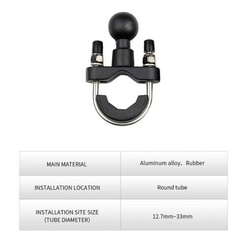 4-Sided Grip Mobile Holder with Anti Theft Handlebar Mount. - Image 2