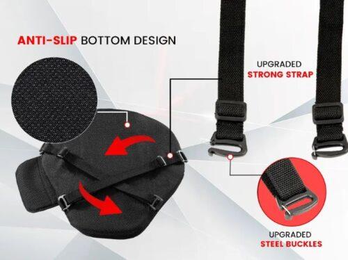 Air Comfy Seat Cushion for Medical, Offices, Home, Motorcycle and Car Lumbar Support - Cruiser Premium with Pump. - Image 4