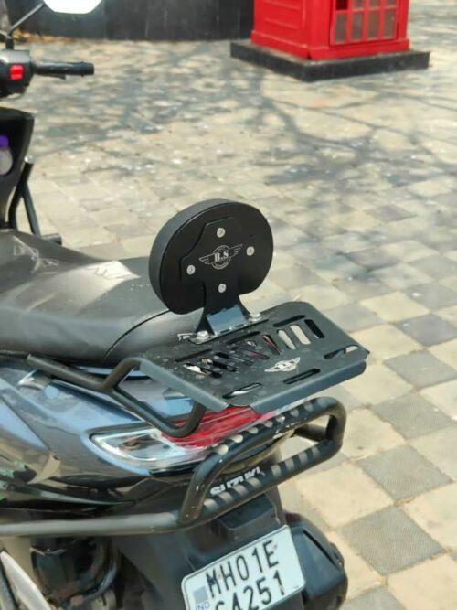 BURGMAN BACKREST WITH LUGGAGE RACK, STAINLESS-STEEL RUSTFREE PRODUCT.