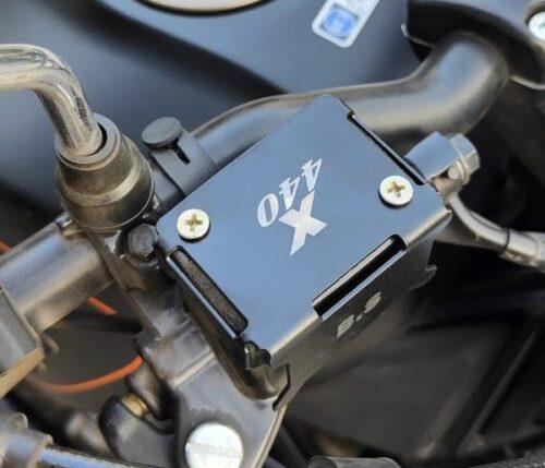 MASTER CYCLINDER OIL CAP FOR HARLEY X 440 , STAINLESS STEEL RUSTFREE PRODUCT. - Image 2
