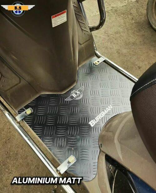 BURGMAN SLIDER GUARD SET SILVER + ALUMINIUM MATTING (COMBO) SET OF 2 - Image 3