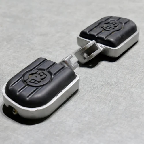 Roybull Silver Rear Footrest For Super Meteor 650 - Image 2