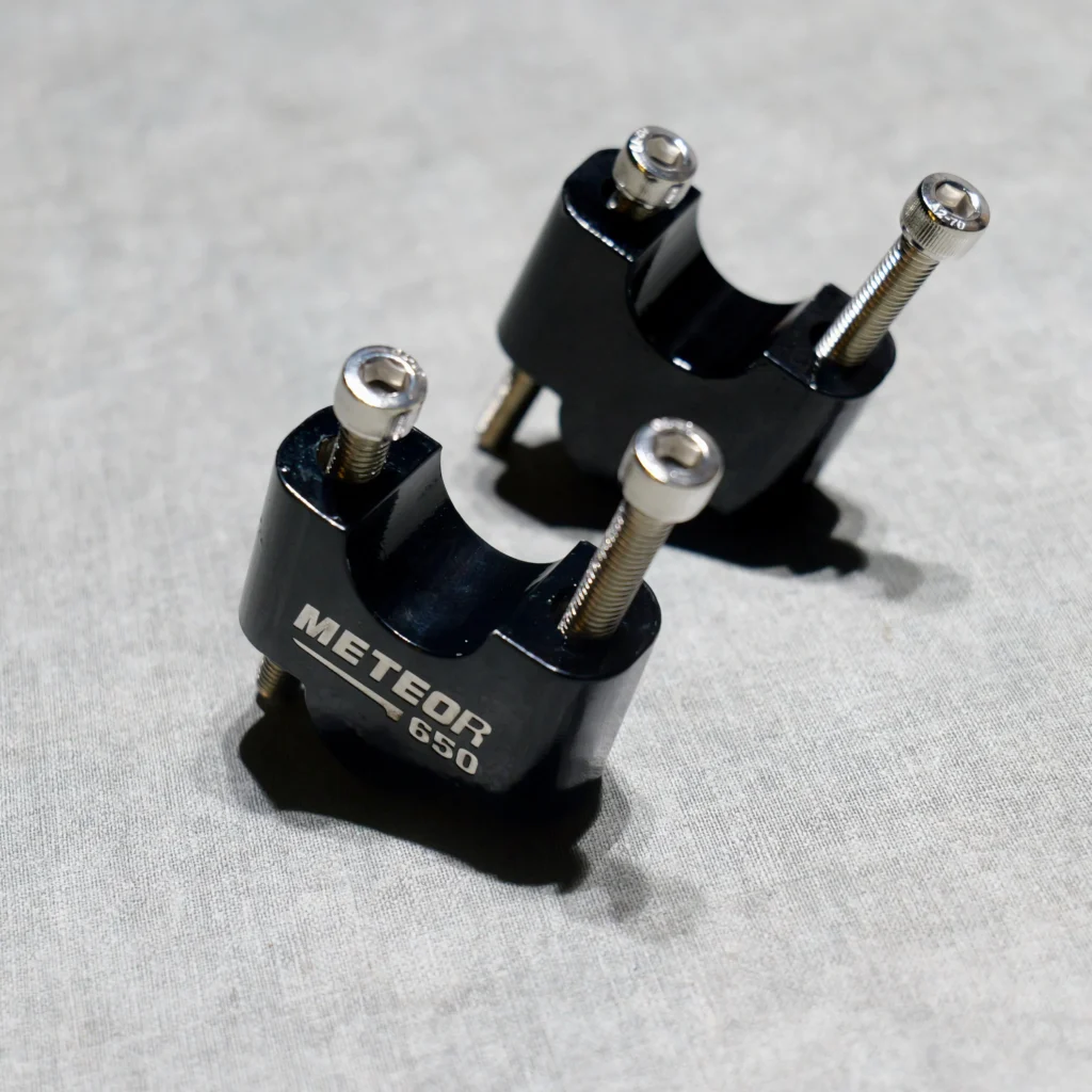 Handle Bar Riser Black For Super Meteor 650 - Royal Bullet Accessories ...