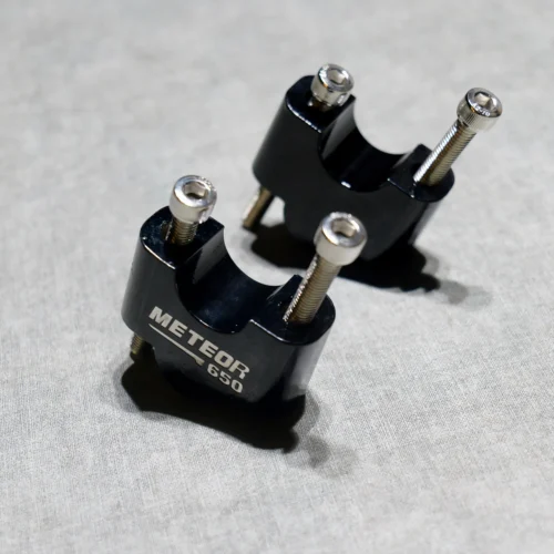 Handle Bar Riser Black For Super Meteor 650