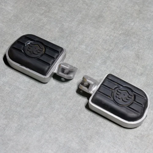 Roybull Silver Rear Footrest For Super Meteor 650