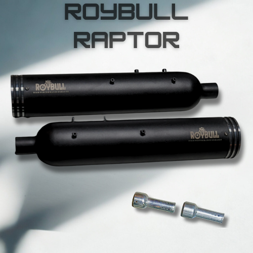 Super Meteor 650 Exhaust Roybull Raptor Black