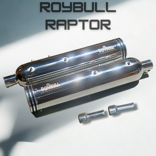 Super Meteor 650 Exhaust Roybull Raptor Chrome