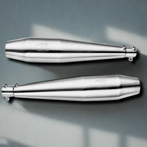 Continental GT 650 Exhaust Red Rooster - Matte