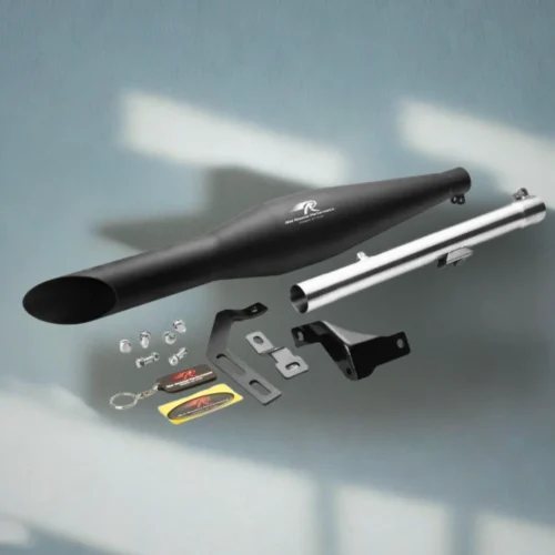Red Rooster Exhaust For Classic 350 Reborn – Rumbler Ace Black