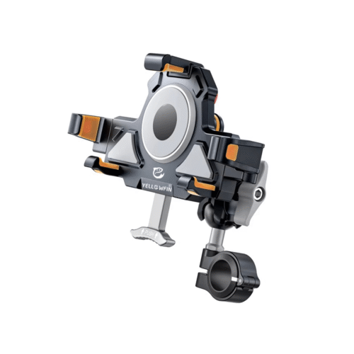 Yellowfin LIT-M Motorcycle Phone Mount with One-Touch Lock & 720° Rotation